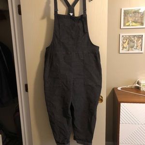 Aerie corduroy overalls (size XL)